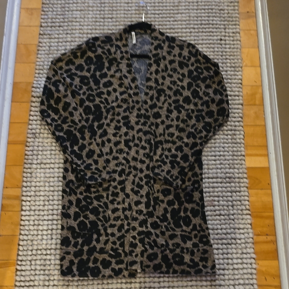 Leopard Print Women's Cardigan